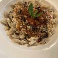 Turkish ravioli  at Vegan Dükkan Lokanta - The Eatery in Istanbul