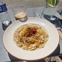 Turkish Ravioli at Vegan Dükkan Lokanta - The Eatery in Istanbul