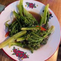 Broccoli side dish at Zaap Thai Street Food in Sheffield