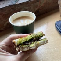 Pesto/Shroom/Cheese Toastie  at Catalyst Coffee - Beach  in Bray