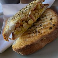 Chickpea toastie!  at SIAR in Kinvarra