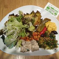 Vegan food assortment from December 2018. at Yamm in Vienna