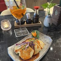 Crispy tofu bites  at Makani in Linz