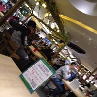 Seating area at Minder Vegetarian 明德素食 - Q Square Mall in Taipei