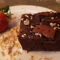 Bourbon Brownie (vg) at Strawberry Lounge in Alnwick