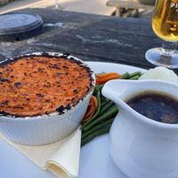 Vegan lentil cottage pie  at The Prince of Wales in Yeovil