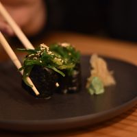 Vegan Gunkan at Odessa in Albufeira