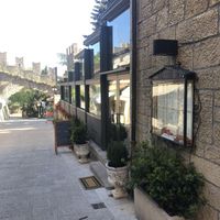 Outside of the restaurant   at Hotel Ristorante Cesare in San Marino City