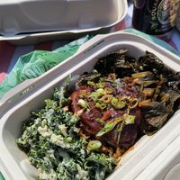 Portabella bowl at Green Door Cafe in Astoria