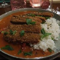 Katsu curry  at Pink in Warsaw