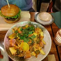 Dirty fries at Pink in Warsaw