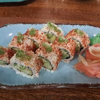 Vegan sushi at Pink in Warsaw