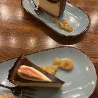 Vegan cheesecake  at Pink in Warsaw