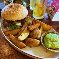 Beef burgerrs  at Pink in Warsaw