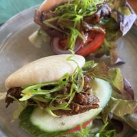 Bao buns  at Pink in Warsaw