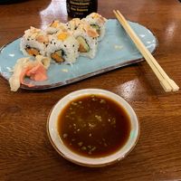 California batat sushi. at Pink in Warsaw