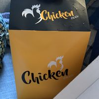 The chicken comes in a box - a KFC like experience  at Veggie Master in Wolverhampton