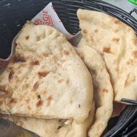 Naan bread at Veggie Master in Wolverhampton