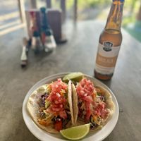 RAW VEGAN TACOS


Delicious sundried tomato/walnut filling, topped with

tomatoes, lettuce, carrots, and lime cashew crema

served on corn tortillas or cabbage leaves.  at The Happy Coconut in Tola