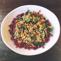Roasted sweet potato and Ferro salad at Native Foods in Tigard