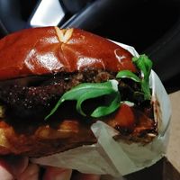 Cherry Chocolate BBQ Burger... Sooo good at Native Foods in Tigard