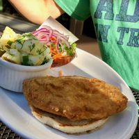 chicken run ranch burger at Native Foods in Tigard