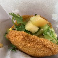 Acarjé vegana! at Acarajé da Dona Norma in Salvador