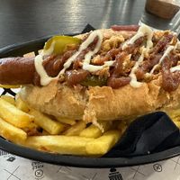 Vegan Hot dog by Kralj Matjaž and Grashka  at Kralj Matjaž - Qlandia in Novo Mesto