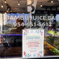 Hours   at Bambú in Pompano Beach