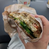 Vegan Wow Bun Burger at Autogrill in Stradella