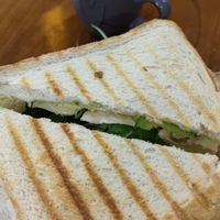 Vegan toastie and espresso at Coffee Circus - Lisboa in Valletta