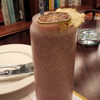 Icy smoothie at Cultivate Cafe in Central Singapore