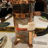 Ok this was a little redundant.  Tea in a bag doesn’t need a press 😆  at Cultivate Cafe in Central Singapore