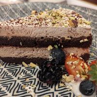 Tiramisu was ok -- a bit dry at Cultivate Cafe in Central Singapore