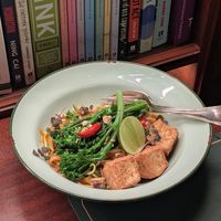 Vegan Pad Thai Rice Noodles at Cultivate Cafe in Central Singapore