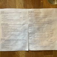 Menu 2/3  at Råvarene - Café & Bio Bistro in Bergen