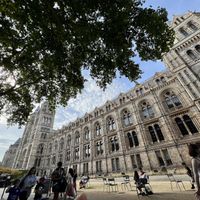 outside  at Natural History Museum in South West London