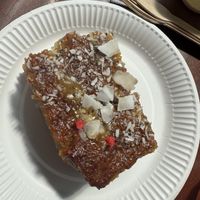 Pineapple cake  at Natural History Museum in South West London