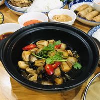 Straw mushroom with green peppers sauce   at Ivy.kitchen in Hue