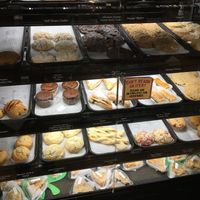A bunch of vegan selections from the bakery at Concord Food Co-op in Concord