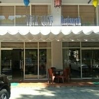 outside at Tinh Quan in Hue