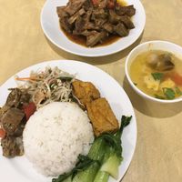 Braised Jackfruit, Com Dia  at Tinh Quan in Hue