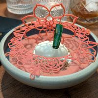 Bengali strawberry dessert at Késarum in Southampton