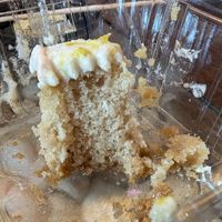 Cherry lemonade vegan cake at DeBeen Espresso in Winston-salem