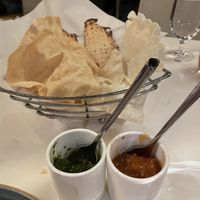 Papas Basket & Chutneys  #Veganuary at Lehja in Richmond