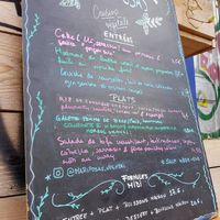 Carte du jour at Mariposas in Marseille