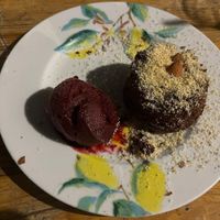 chocolate cake at Mariposas in Marseille