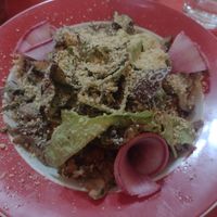 Main dish at Mariposas in Marseille