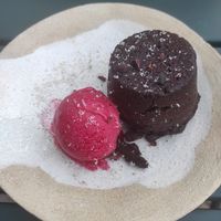 Fondant au chocolat - Amazing ! at Mariposas in Marseille