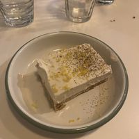 Dessert cheese-cake  at Mariposas in Marseille